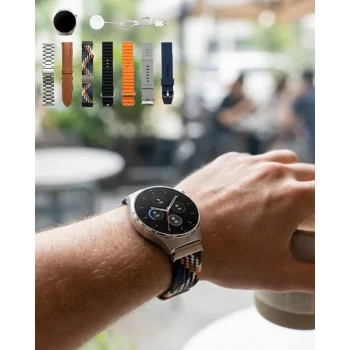 Akıllı Saat 7 Kordonlu Bluetooth Arama Nabız Takip ve Spor Modlu Çok Fonksiyonlu