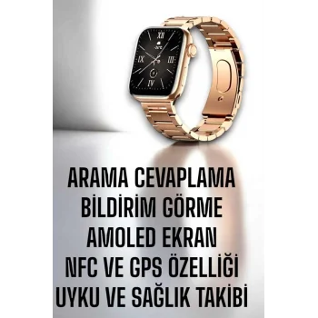 Akıllı Saat Adımsayar, Nabız Takibi ve GPS Destekli Kadınlara Özel