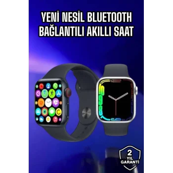 Akıllı Saat Amoled Ekran Yeni Nesil Bluetooth Bağlantılı