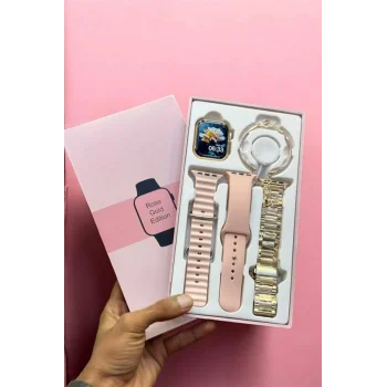 Akıllı Saat Bluetooth Bağlantılı Aksesuar Hediyeli GPS Takibi