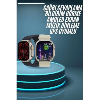 Akıllı Saat Çok Fonksiyonlu Uzun Pil Ömürlü Çağrı Cevaplayabilen Kol Saati