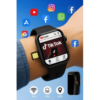 Akıllı Saat Iphone Ve Android Tüm Telefonlara Uyumlu Instagram,youtube,whatsapp  Fg5