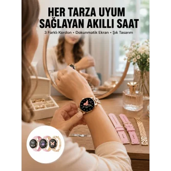 Akıllı Saat – Kalp Atış Takipli, Spor Modlu, Uzun Pil Ömürlü Yeni Nesil
