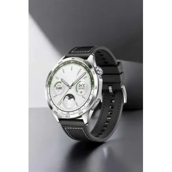 Akıllı Saat Metal Kordonlu GPS ve NFC Uyumlu Arama Cevaplayan