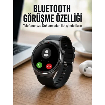 Akıllı Saat Nabız Sensörlü Bildirim Görebilen Spor Modları GPS Takibi Yeni Nesil