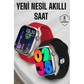 Akıllı Saat Tema Değiştirme Uyku ve Sağlık Takibi Bluetooth Bağlantılı