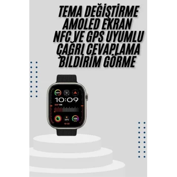 Akıllı Saat Uyku ve Sağlık Takibi GPS Uyumlu Tema Değiştirme