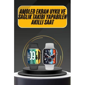 Akıllı Saat Yeni Nesil Android ve İOS Uyumlu Titreşim Modlu Alarm Kronometre