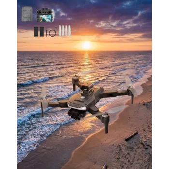 Akıllı Takip Özellikli 4K Drone Katlanabilir Tasarım Uzaktan Kontrollü Profesyonel Çekim Dronu