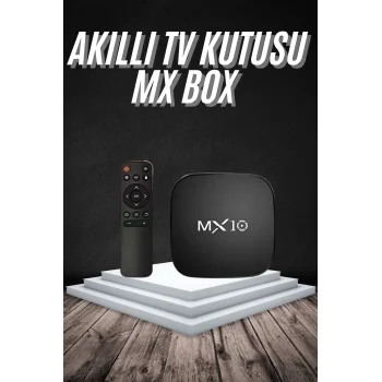 Akıllı TV kutusu Mx Box Android 7.1 TV kutusu 2.4G Wifi