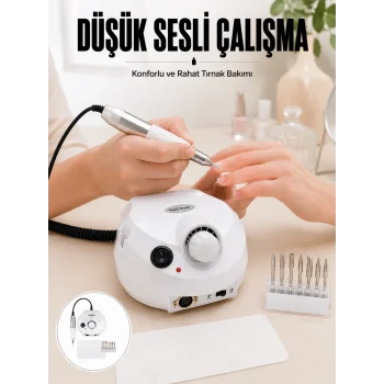 Akrilik ve Jel Tırnaklar İçin Profesyonel Tırnak Frezesi Yeni Nesil
