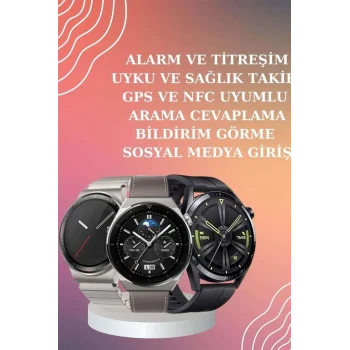 ANC Özellikli Bluetooth Kulaklık ve Amoled Ekran Akıllı Saat Uyku ve Sağlık Takibi Nabız Ölçer