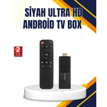 Android TV Stick 4K Ultra HD Görüntü Destekli