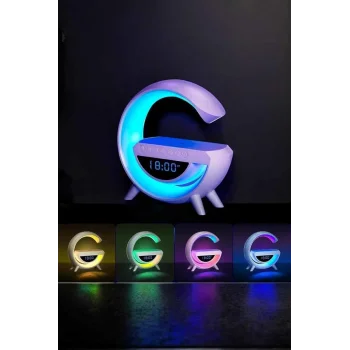 Android Uyumlu Akıllı Bluetooth Hoparlör Kablosuz Şarj Cihazı Standı