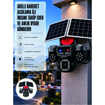 AOV Sürekli Kayıt Destekli 4G Dış Ortam Güvenlik Kamerası