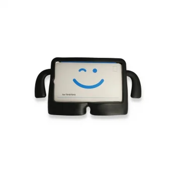 Apple İpad 2022 10.9 (10.nesil) Kılıf Karakter Tablet Silikon - Siyah