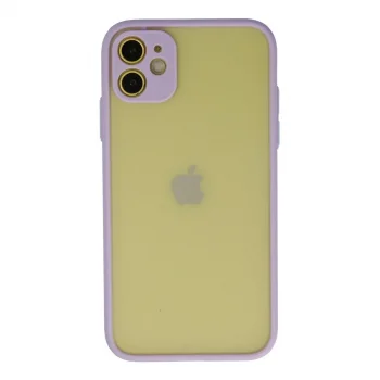 Apple İphone 11 Kılıf Montreal Silikon Kapak - Mor