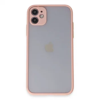 Apple İphone 11 Kılıf Montreal Silikon Kapak - Pembe