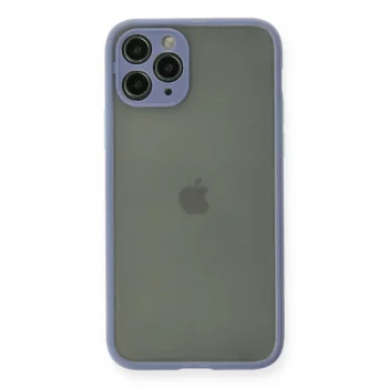 Apple İphone 11 Pro Kılıf Montreal Silikon Kapak - Gri
