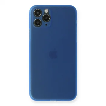Apple İphone 11 Pro Max Kılıf Pp Ultra İnce Kapak - Mavi