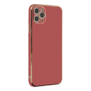 Apple İphone 11 Pro Max Kılıf Volet Silikon - Kırmızı