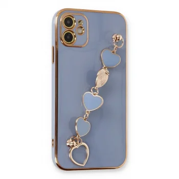 İphone 12 Kılıf Esila Silikon - Gri