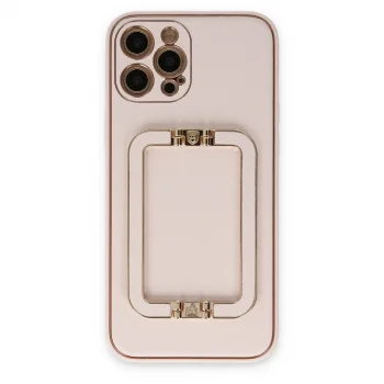 İphone 12 Pro Kılıf Coco Elit Kapak - Pudra