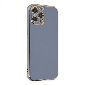 Apple İphone 12 Pro Kılıf Volet Silikon - Mavi