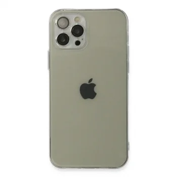 Apple İphone 12 Pro Max Kılıf Fly Lens Silikon - Şeffaf