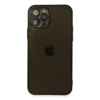 Apple İphone 12 Pro Max Kılıf Fly Lens Silikon - Siyah