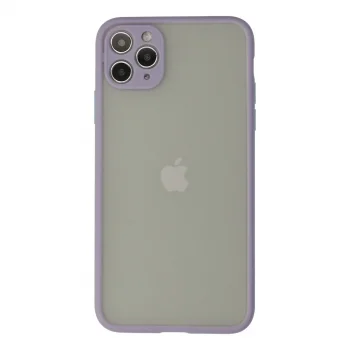 Apple İphone 12 Pro Max Kılıf Montreal Silikon Kapak - Mor