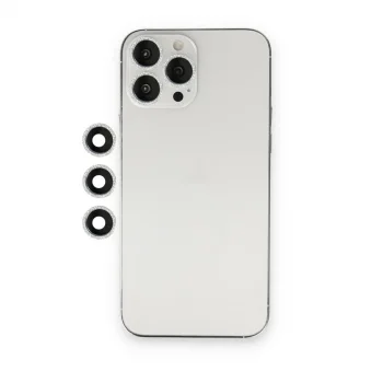 Apple İphone 12 Pro Shine Kamera Lens - Gümüş