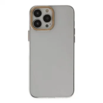 Apple İphone 13 Pro Kılıf Anka Pc Sert Metal Kapak - Şeffaf