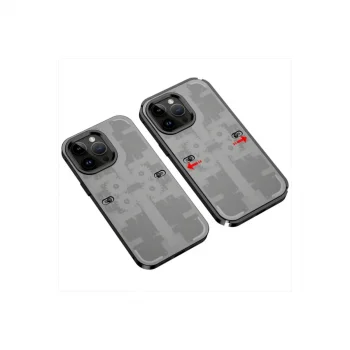 Apple İphone 13 Pro Kılıf Mekanik Bumper Kapak - Siyah