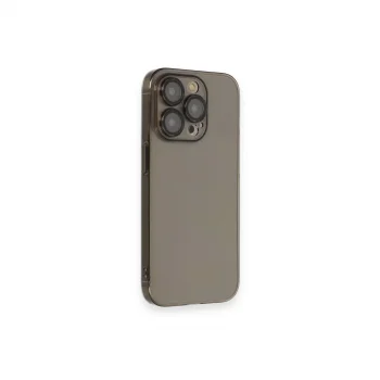 Apple İphone 13 Pro Max Kılıf Armada Lensli Kapak - Siyah