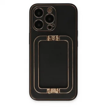 İphone 13 Pro Max Kılıf Coco Elit Kapak - Siyah