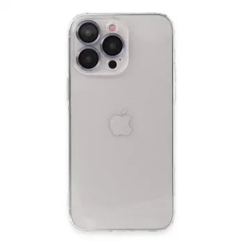 Apple İphone 13 Pro Max Kılıf Luko Lens Silikon - Sierra Blue