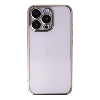 Apple İphone 13 Pro Max Kılıf Razer Lensli Silikon - Gold