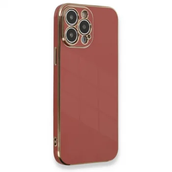Apple İphone 13 Pro Max Kılıf Volet Silikon - Kırmızı