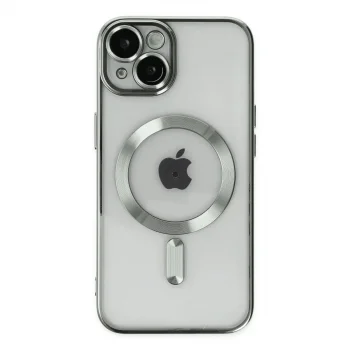 Apple İphone 14 Kılıf Kross Magneticsafe Kapak - Gümüş