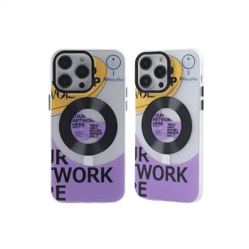 Apple İphone 14 Pro Kılıf Apollo Magneticsafe Desenli Kapak - Apollo Şeffaf - 6