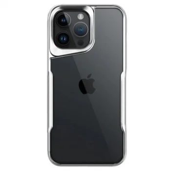 Apple İphone 14 Pro Max Kılıf Boyi Silikon Kapak - Gümüş