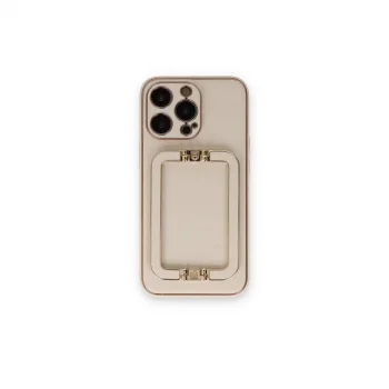 İphone 14 Pro Max Kılıf Coco Elit Kapak - Gold