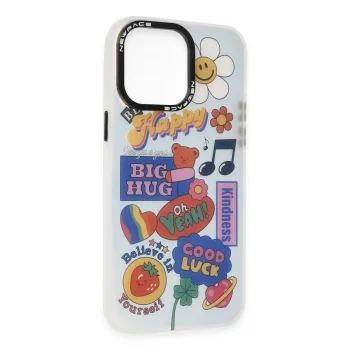 İphone 14 Pro Max Kılıf Estoril Desenli Kapak - Estoril - 15