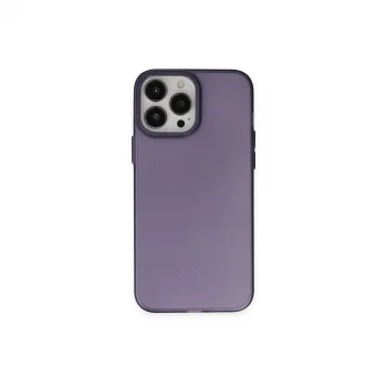 Apple İphone 14 Pro Max Kılıf Modos Metal Kapak - Derin Mor