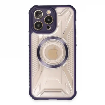 Apple İphone 14 Pro Max Kılıf Prag Magneticsafe Kapak - Derin Mor