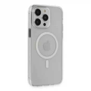 Apple İphone 14 Pro Max Kılıf Tron Şeffaf Magsafe Kapak - Şeffaf
