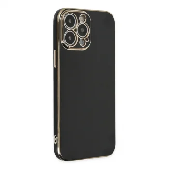 Apple İphone 14 Pro Max Kılıf Volet Silikon - Siyah