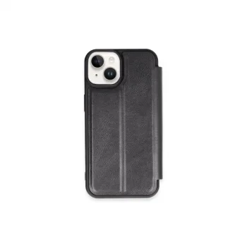 Apple İphone 15 Kılıf Flip Cover - Siyah
