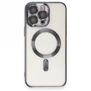 Apple İphone 15 Pro Kılıf Kross Magneticsafe Kapak - Titan Gri